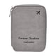 thumbnail image 4 of Funda protectora ligera para pasaporte, ideal para viajes, desplazamientos y compras. Gris, 4 of 8