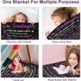 thumbnail image 6 of LHSHID Granddaughter Gifts From Grandma Graduation Gifts For Granddaughter Granddaughter Graduation Gifts Granddaughter Gifts For Graduation Christmas Birthday Blanket 30"x40", 6 of 9