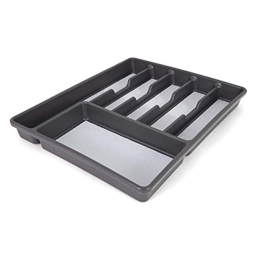 copco Basics 6 compartment Organizer, charcoal grayLight gray