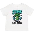 thumbnail image 3 of Inktastic Fitness Exercise Strong Like Daddy Boys or Girls Toddler T-Shirt, 3 of 5