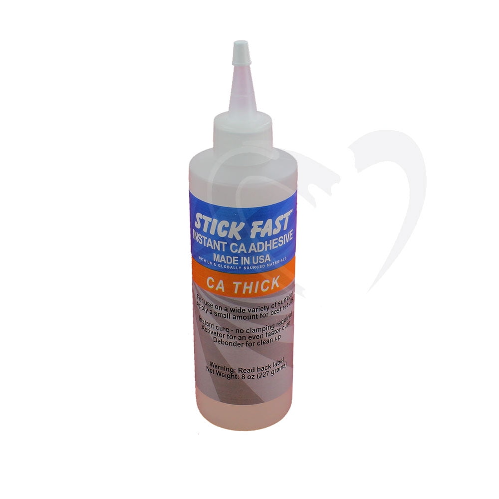 Stick Fast Thick CA Cyanoacrylate Adhesive Super Glue 8 oz bottle ...