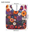 thumbnail image 3 of Yayeee Bath Rugs for Bathroom Floor Non Slip Non Skid Contour Soft Absorbent Purple Flowers Machine Washable Mat, 3 of 5