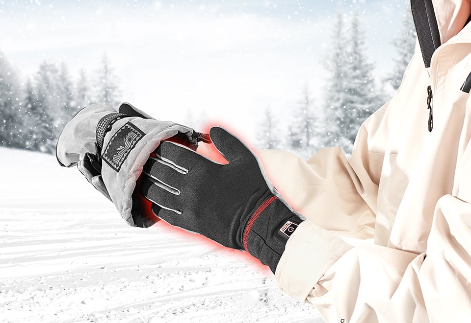 sharper image heated gloves