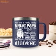 thumbnail image 2 of Taza aislante de acero inoxidable AMAZPRINTS 400 ml para Papa, 2 of 7
