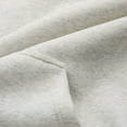 thumbnail image 6 of LpwkSSA Men's Casual Fashion Hoodie Lightweight Hooded Sweatshirt Pollover Long Sleeve Stand Collar Solid Coat with Kanga Pocket White L, 6 of 6