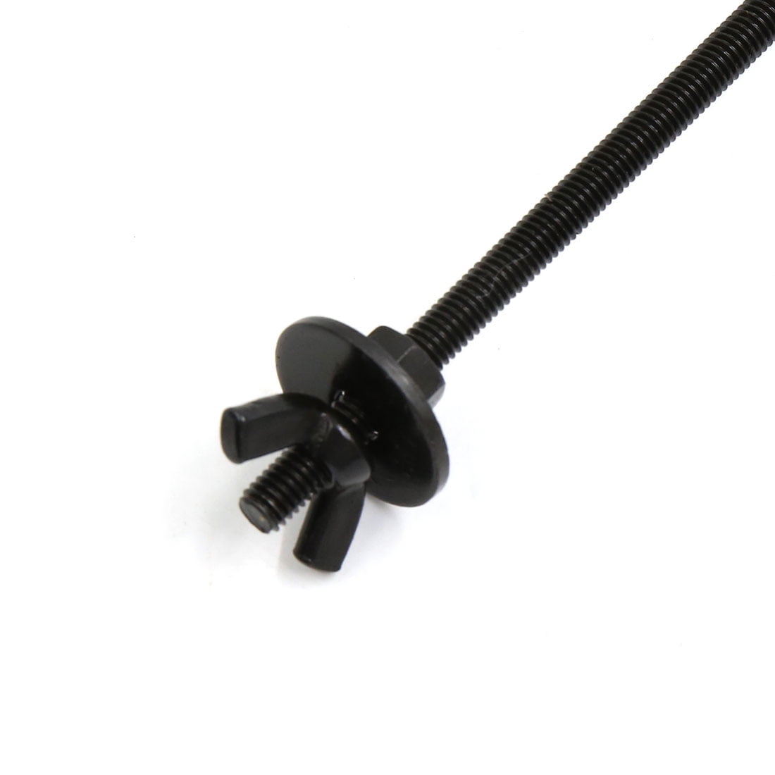 Black Adjustable Battery Hold Down Bolts Clamp Bracket Holder for Auto