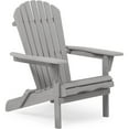 thumbnail image 2 of Wood Lounge Patio Chair for Garden Outdoor Wooden Folding Adirondack Chair Set of 2 Solid Wood Lounge Patio Chair, 2 of 9