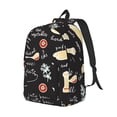 thumbnail image 2 of Balery Vegetable Quiche Vintage Canvas Backpack for Men and Women - Large Capacity, Durable Travel Laptop Bag for School, Work, Hiking, and Outdoor Activities, 2 of 7