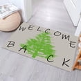thumbnail image 4 of Fiudx Artículos en oferta con ofertas flash Felpudo navideño para puerta de entrada, felpudo para el pie, felpudo para el porche de entrada, felpudo de terciopelo de cristal, 4 of 6