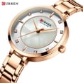 thumbnail image 3 of CURREN Women Watches Luxury Brand Stainless Steel Band Dress Ladies Wristwatch with Crystal Rhinestone Quartz Clock Female, 3 of 6