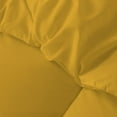 thumbnail image 6 of D.N.G. BEDDINGS 3 Piece Luxury Straight Line Pattern Comforter Set, Premium Super Soft, 800 Thread Count, 100% Egyptian Cotton, Oversized Super King Size Gold Solid Color, 6 of 6
