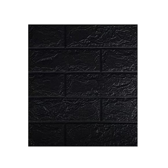 SUTENGDA Home Essentials 5Pcs 3D Wall Panels Peel And Stick  Brick Printable 3D Wallpaper Stick And Peel Self Adhesive Waterproof Foam Faux Brick Paneling For Bedroom  Bathroom  Kitchen D