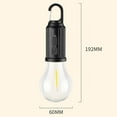 thumbnail image 2 of Xecvkr Solar Powered LED Camping Bulb Light, Warm White, Type-C Charging, 400mAh Battery, Portable, for Outdoor, Emergency, Decor, IPX4, 2 of 2