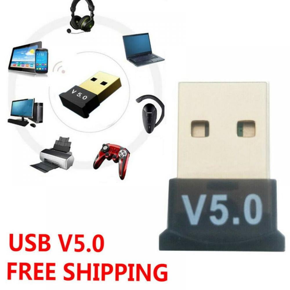 Teoretisk Udrydde Reaktor Micro Bluetooth 5.0 USB Adapter, Supports Basic Rate(BR), Bluetooth Low  Energy(BLE), Enhanced Data Rate(EDR), 100m (328ft.) Range, Supports Windows  OS, Black - Walmart.com