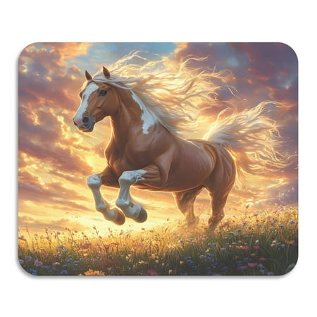 

ALAZA Dish Drying Mat for Kitchen Horse on Field Counter Absorbent Draining Pad 23.6 x19.7