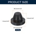 thumbnail image 2 of 10pcs Hole Plug 3/8 Inch (9.2mm) Button Plugs Fit for 8mm Hole, Snap in Locking Hole Tube Plug Gel, Black, 2 of 6