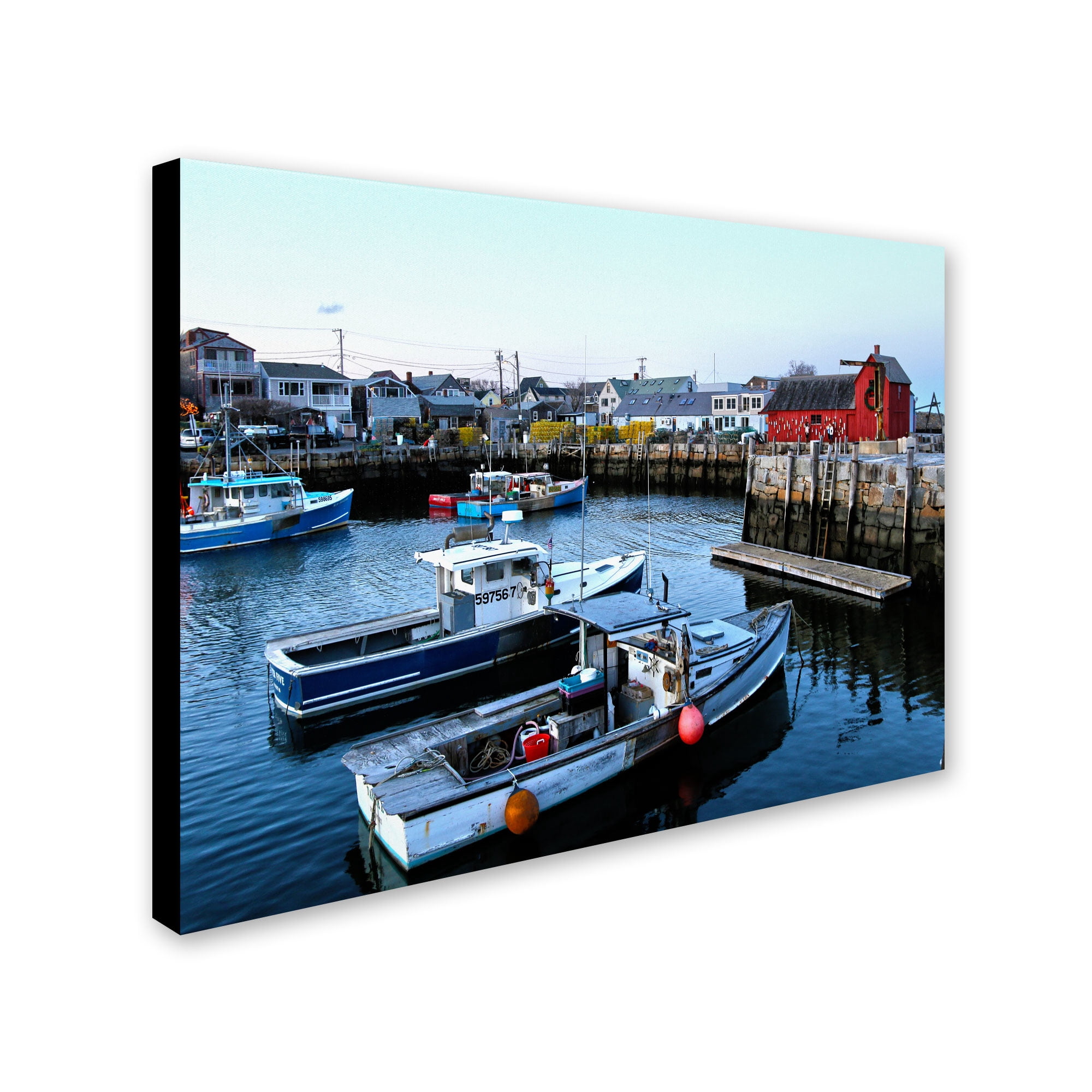 Trademark Fine Art "Boston 7" Canvas Art by CATeyes