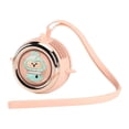 thumbnail image 2 of Ventilador colgante de cuello de dibujos animados, enfriador de aire acondicionado, ventilador de collar, 3 velocidades, recargable por USB, oficina, rosado Macarena Ventilador de collar al aire libre, 2 of 6