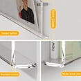 thumbnail image 4 of 2 Pack Porte-Revues en Acrylique Transparent, Étagère Murale de Rangement pour Littérature, Étagère de Présentation pour Chambre, Salon, Couloir et Bureau, 4 of 7