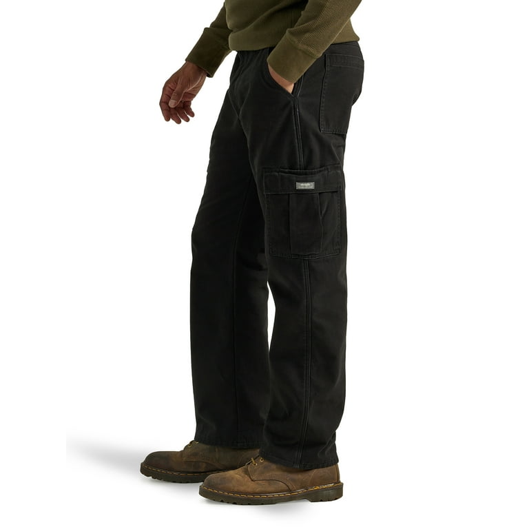 Wrangler Men's Relaxed Fit Fleece Lined Cargo Pant 