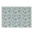 thumbnail image 1 of Llama Cutting Board, Abstract Triangles Doodle Style Alpacas in Monochrome Cartoon Pattern, Decorative Tempered Glass Cutting and Serving Board, Small Size, White Charcoal Grey, by Ambesonne, 1 of 1
