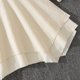 thumbnail image 5 of Vestido de verano para niños, color sólido, cuello en V, irregular, sin tirantes, top de poliéster para niños, 5 of 8