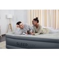thumbnail image 5 of King Air Mattress Extra  Non-Leak Tough Guard Material 22" Raised Airbed with Built in Pump + USB Charger (80" 72"x22") Grey, 5 of 7