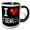 Black/White, variant on 3drose, Geeky Old School Pixelated Pixels 8-bit I Heart I Love Firewalls, 11oz Two-tone Yellow Mug