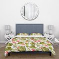 thumbnail image 3 of Designart 'Tropical Flower III' Juego de Funda Nórdica Tropical, 3 of 5