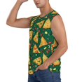 thumbnail image 3 of Kdxio Pizza Débardeur Homme Musculation Gym Chemises Décontractées Sans Manches-TTG, 3 of 7