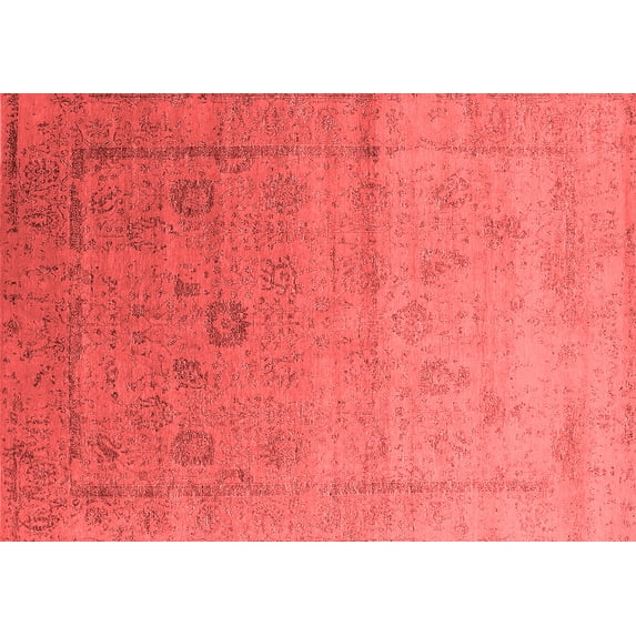 Ahgly Company Indoor Rectangle Oriental Red Industrial Area Rugs, 3' x 5'