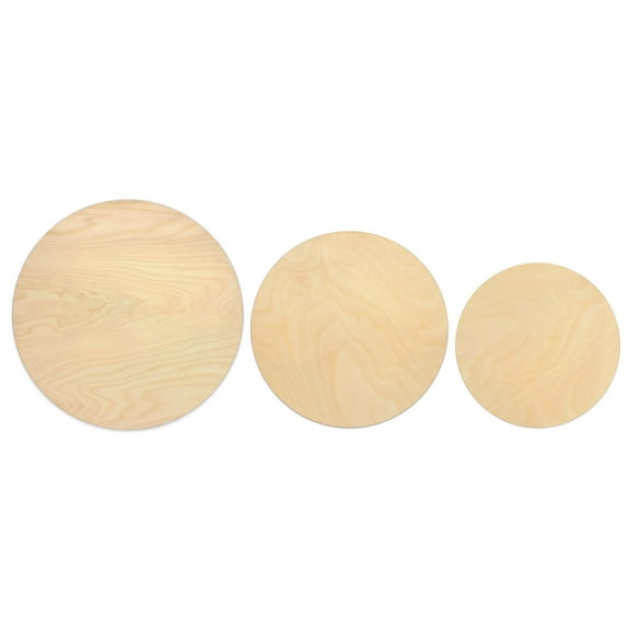 Leisure Arts Wood Set Circles, 12", 14" and 16"