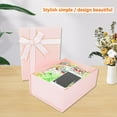 thumbnail image 3 of (22.5*16*8.5cm,pink)Gift Box, Small Cardboard Box, Gift Boxes with Lid for Christmas, Birthday, Party, Gift Wrapping, 3 of 5