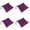 Purple, variant on 2PC 15x15 Inch Chair Cushions for Dining Chairs, Seat Cushions for Kitchen Chairs Soft Comfortable Square Pads with Ties, Thickened Solid Color Office Chair Cushion