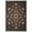 Brown Coffee, variant on Garvee 2'x6' Vintage Butterfly Runner Rug Wavy Border Carpet, Machine Washable Low Pile Retro Insect Print Rug for Hallway Bedroom Home Decor, Black Gray