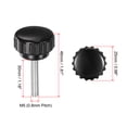 thumbnail image 2 of Uxcell 12 Pieces Knurled Clamping Knobs M5 x 30mm Zinc Plated Carbon Steel Threaded Stud 25mm Head Thumb Screws, 2 of 5