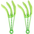 thumbnail image 2 of Window Microfibre Brush 2pcs Washable Venetian Blind Cleaner Set with 3 Pronged Wet Dry Removable Window Blind Duster for Vertical Windows Air Conditioner Car AC Vent, 2 of 8
