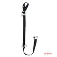 thumbnail image 3 of Methold Timbre de entrenamiento para ir al baño para perros, puerta ajustable para ir al baño Suministros para perros Negro 2 campanas, 3 of 4