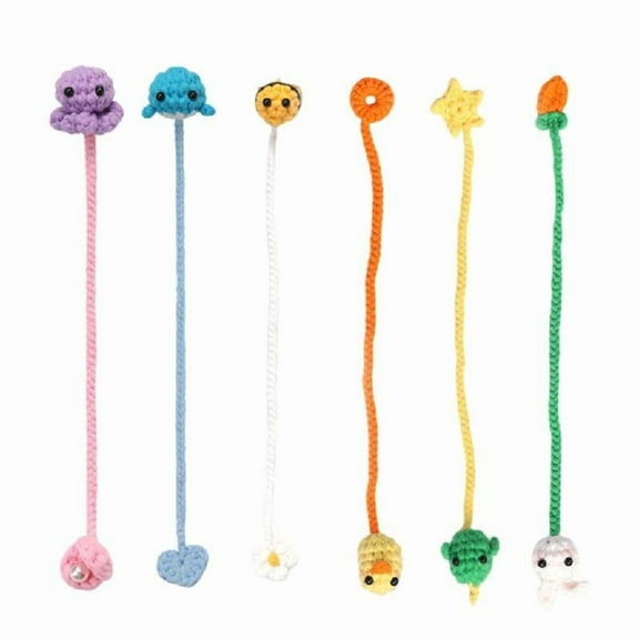 Crochet Flower Bookmarks Supplies for Beginner Crochet Bookmarks Set