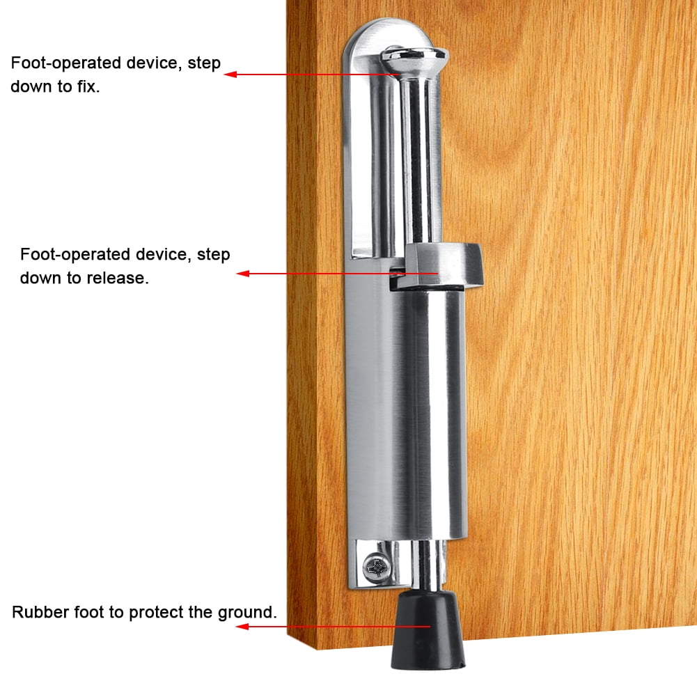 Garosa Heavy Duty Zinc Alloy Soft Rubber Foot Spring Loaded