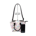 thumbnail image 4 of Lsque Pikmin Pattern Leather Rivet Shoulder Bag – Elegant Genuine Leather & Microfiber PU Crossbody with Detachable Adjustable Strap, 4 of 5