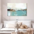 thumbnail image 2 of Elephant Stock Abstract Foggy Morning Wall Art - Horizontal Canvas Wall Art - Living Room Wall Decor - Abstract Canvas - White And Beige Decor - 45" x 30", 2 of 8