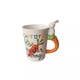 thumbnail image 1 of Taza de café de cerámica con diseño de zanahoria para Pascua, 350 ml, con diseño de conejito H, 1 of 2
