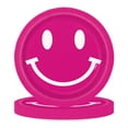 thumbnail image 4 of Cheerful Disposable Paper Plates, 7", Pink, 10 Pieces, by Way To Celebrate, 4 of 6