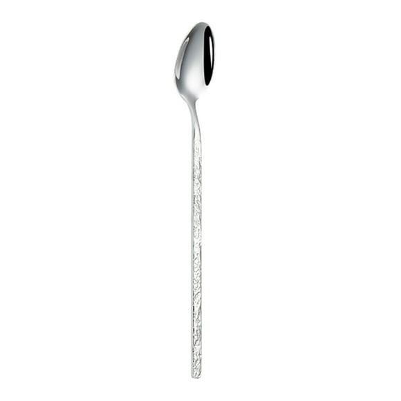 Cucharas para té helado Cucharas para café de mango largo Cucharas para hielo Cucharas para cócteles de acero inoxidable Cucharas para té