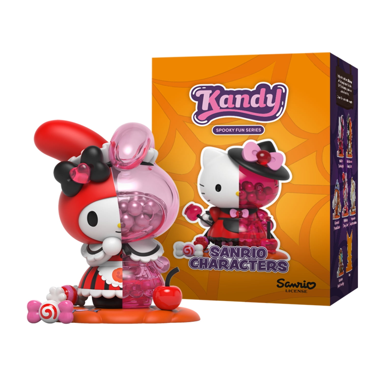 Mighty Jaxx Kandy x Sanrio Spooky Fun Halloween Edition | Blind Box Toy Collectible Figurines | One Pack - Contains One Random Figure
