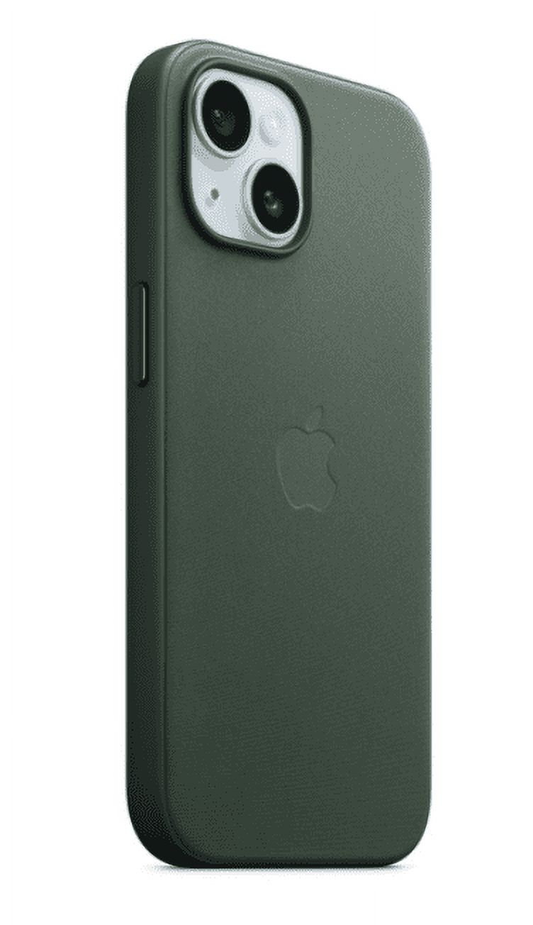 Apple iPhone 15 FineWoven Case with MagSafe - Evergreen