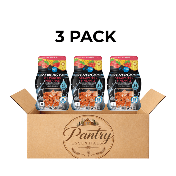 PurAqua Energy Strawberry Pineapple Liquid Water Enhancer 3 Pack 1.62 fl oz