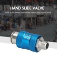 thumbnail image 4 of Amdohai 1/4-inch Hand Slide Valve Pneumatic Flow Control Valve Manual Aluminum Alloy Valve, 4 of 6