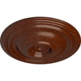 thumbnail image 3 of Ekena Millwork 14 3/4"OD x 1 3/4"P Traditional Ceiling Medallion (Fits Canopies up to 4"), Hand-Painted Burnished Mahogany Crackle, 3 of 6